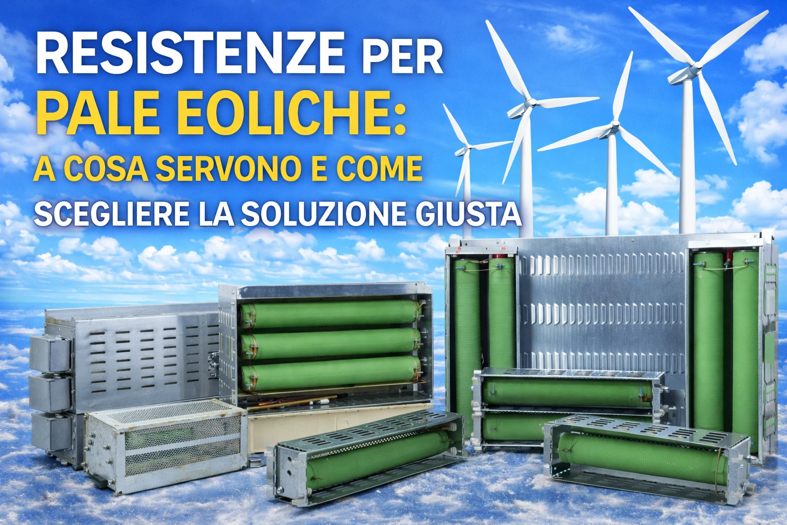Resistenze per pale eoliche: a cosa servono e come funzionano