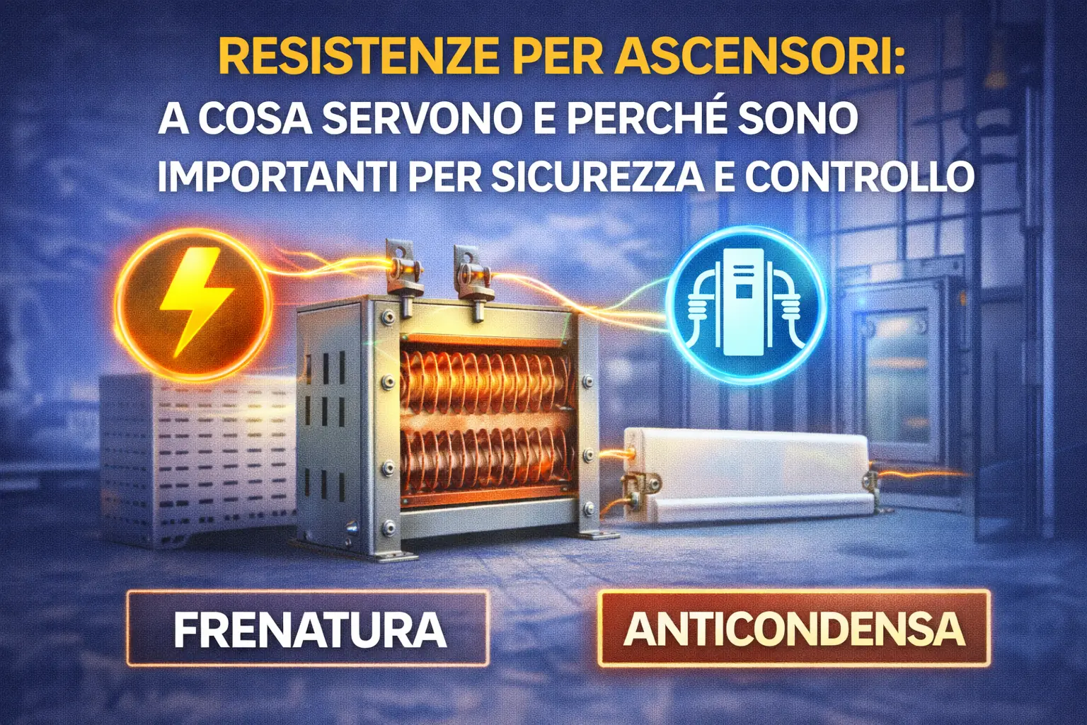 Resistenze per ascensori: a cosa servono e perché sono importanti per sicurezza e controllo