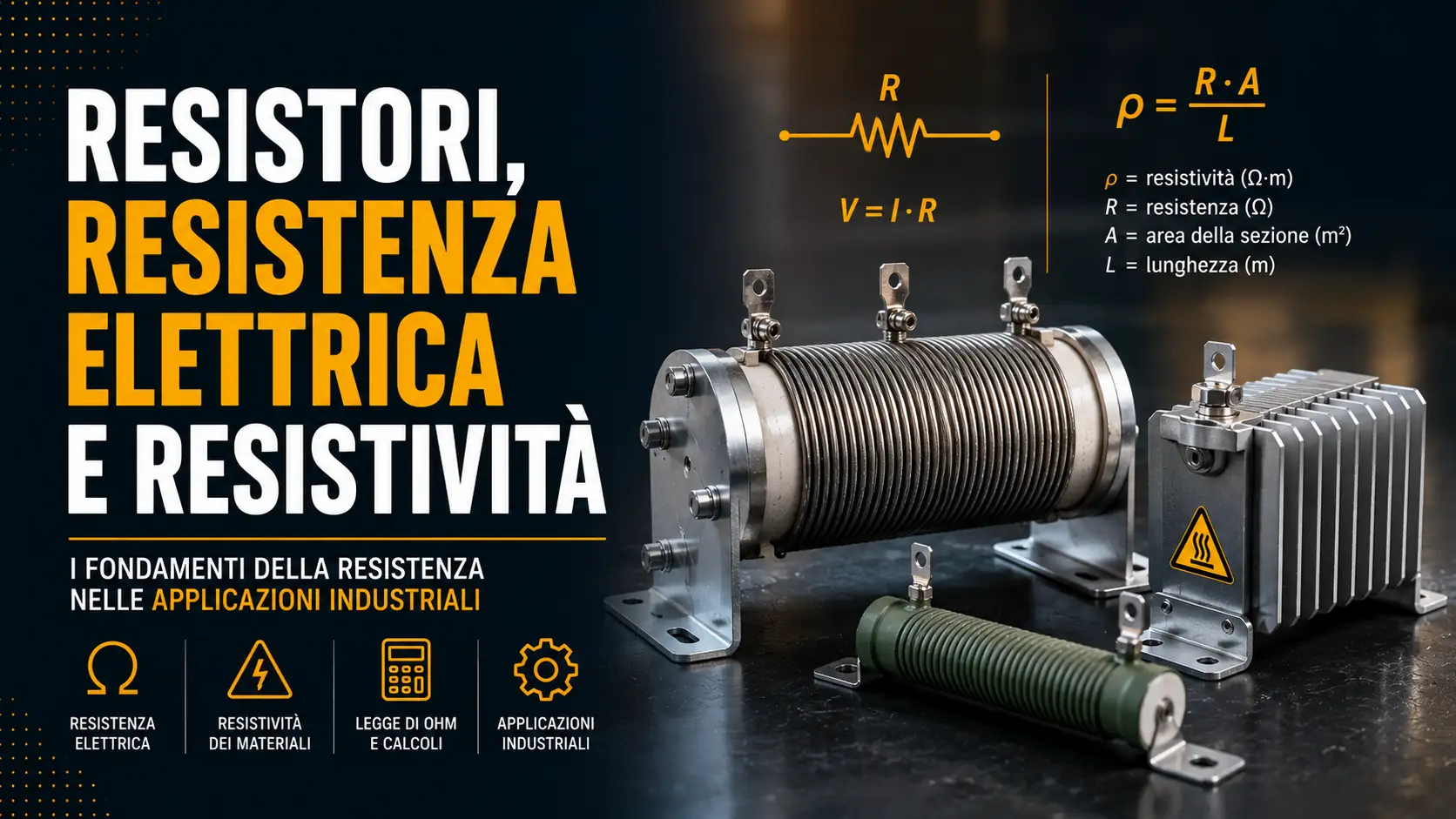 Resistori, resistenza elettrica e resistività