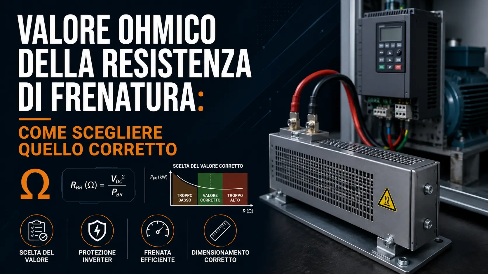 Valore ohmico della resistenza di frenatura: come scegliere quello corretto