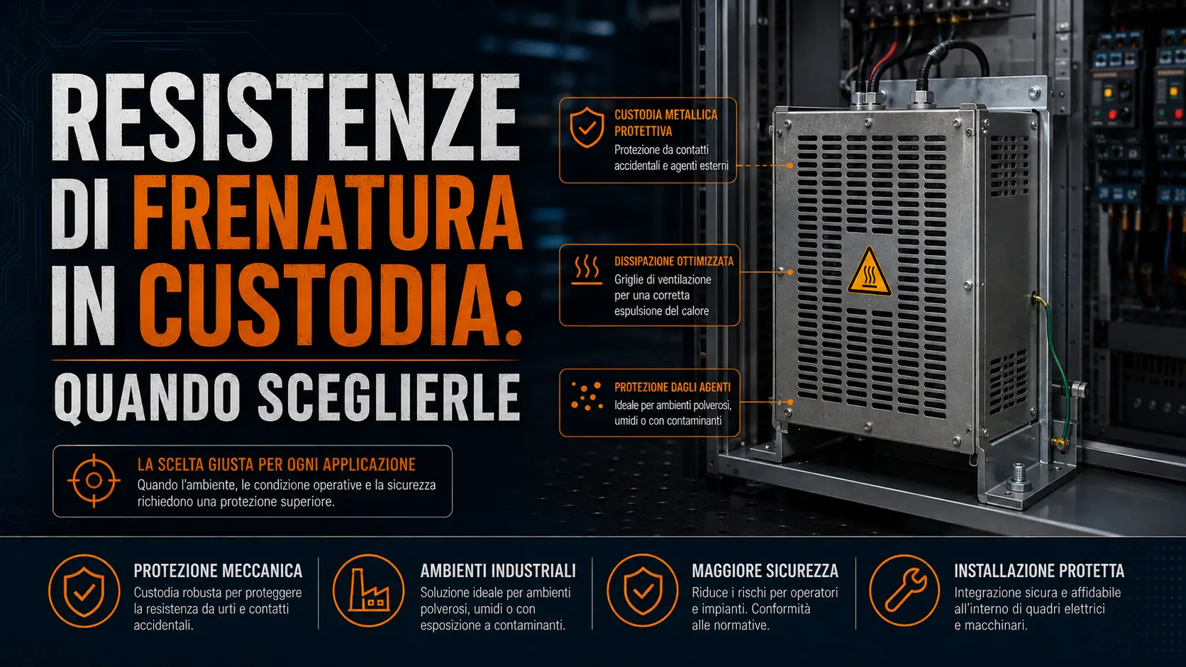 resistenze di frenatura in custodia